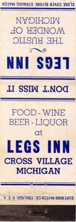 Legs Inn - Matchbook